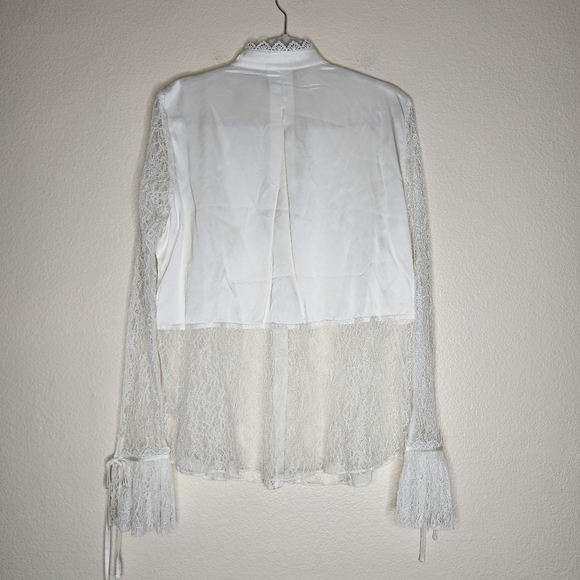 AJE Veil Ruffled Lace Shirt 14 - Picture 8 of 11